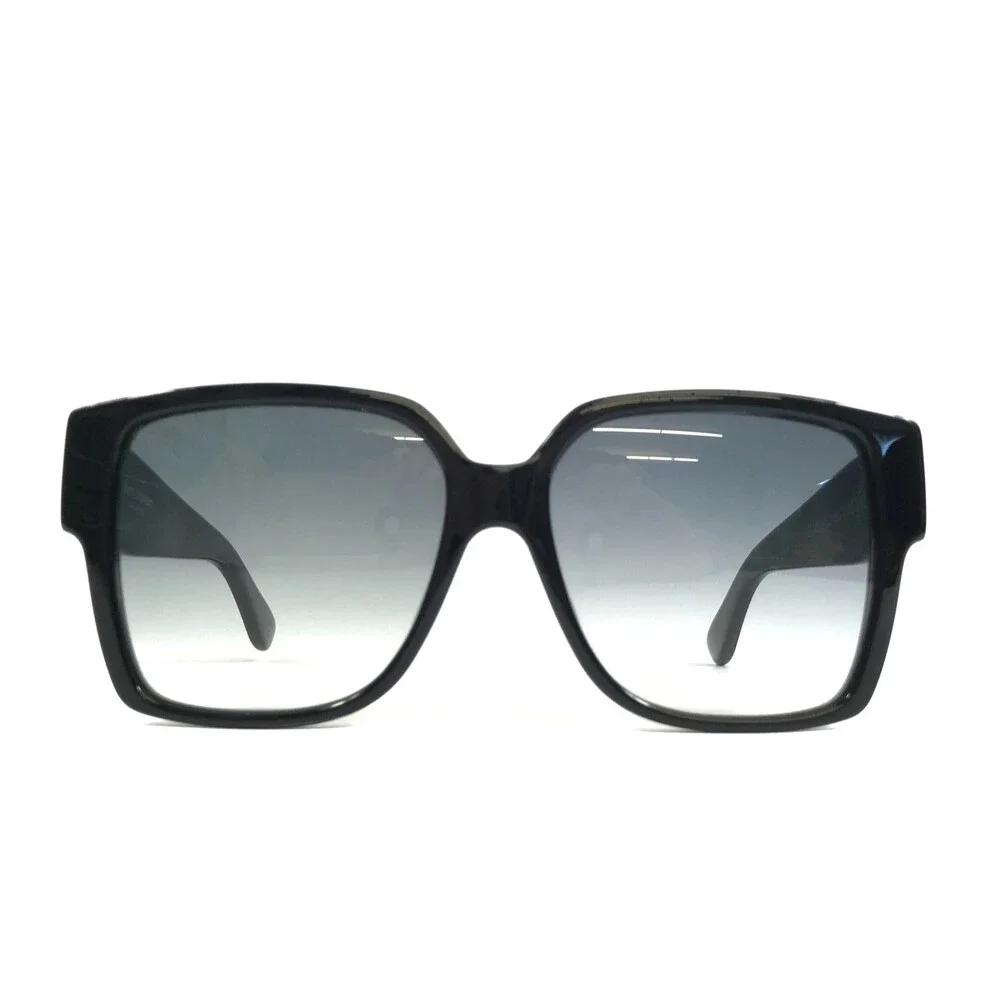 Saint Laurent Sunglasses SLM9 002 Black Oversized Square w/ Gray Gradient Lenses